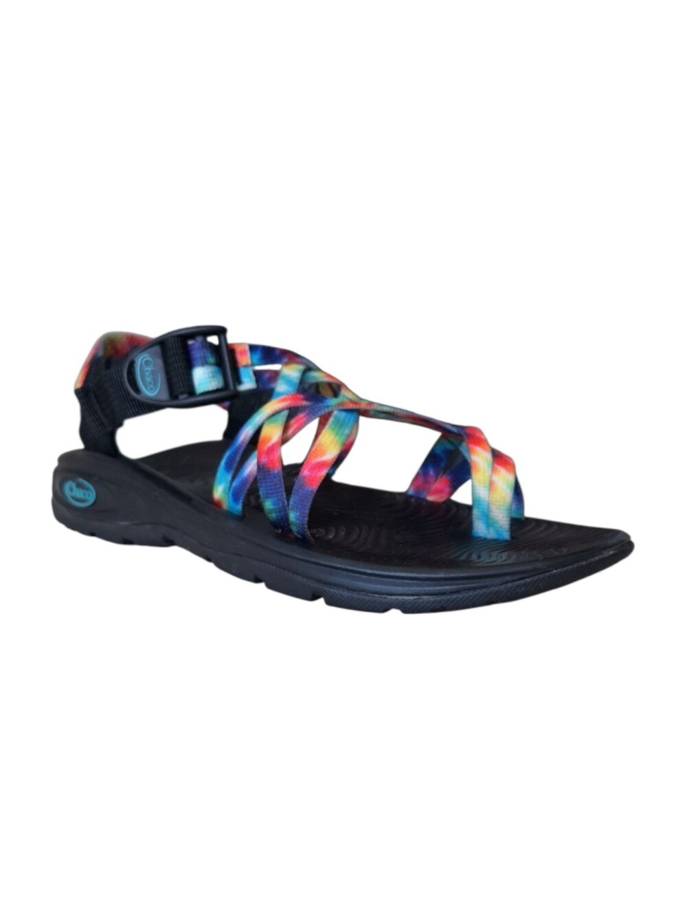 Chaco Z/Volv X2 Tie Dye Womens Sandals Rainbow Strappy Boho Hiking 8